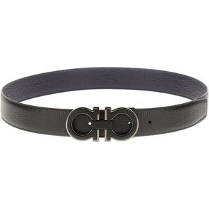 Salvatore Ferragamo, Belts Zwart, Heren, Maat:85 CM