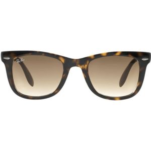 Ray-Ban, Accessoires, Heren, Bruin, 50 MM, Opvouwbare Wayfarer Zonnebril