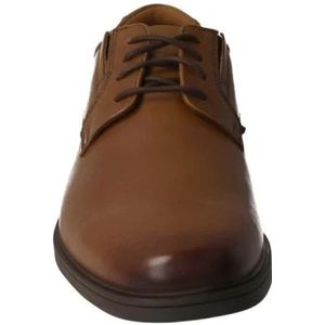 Clarks, Schoenen, Heren, Bruin, 40 EU, Leer, Comfortabele Kameel Leren Herenschoenen