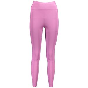 Calvin Klein, Broeken, Dames, Paars, XS, Polyester, Paarse Leggings met Elastische Tailleband