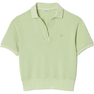 Lacoste, Polo Shirts Groen, Dames, Maat:M