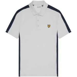 Lyle & Scott, Tops, Heren, Grijs, 2Xl, Gestreept Golf Polo Shirt