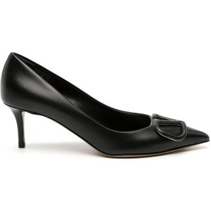 Valentino Garavani, Schoenen, Dames, Zwart, 36 1/2 EU, Elegante Hoge Hakken Pumps