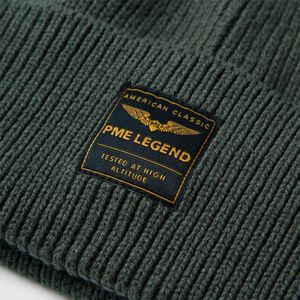 PME Legend, Accessoires, unisex, Groen, ONE Size, Katoen, Logo Beanie Winter Must-Have