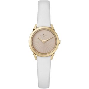 Pierre Cardin, Accessoires, Dames, Geel, ONE Size, Elegante Gouden Dames Analoge Horloge