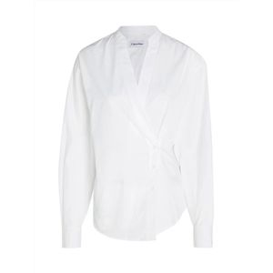 Calvin Klein, Blouses Shirts Wit, Dames, Maat:L