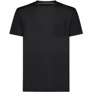 Rrd, Tops, Heren, Blauw, 3Xl, Monocolore T-shirt met Surflex® zak