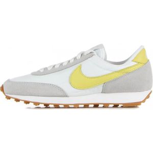 Nike, Witte/Gouden/Grijze Lage Sneaker Grijs, Dames, Maat:36 EU