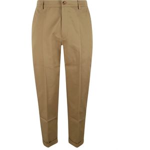 Kenzo, Beige Classic Chino Broek Beige, Heren, Maat:W42