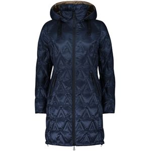 Gil Bret, Jassen, Dames, Blauw, 3Xl, Polyester, Gewatteerde jas met capuchon Stijlvol Warm