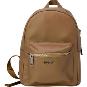 Replay, Tassen, Dames, Beige, ONE Size, Polyester, Backpacks
