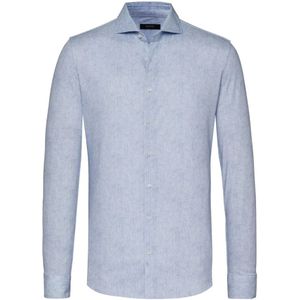 Desoto, Overhemden, Heren, Blauw, M, Desoto luxe lijn Overhemd slank