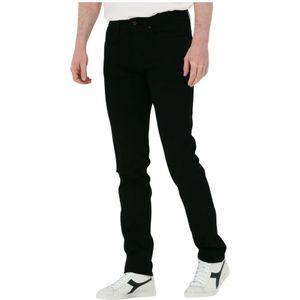 Hugo Boss, Jeans, Heren, Zwart, W31 L32, Slim Fit Jeans Delaware 3-1