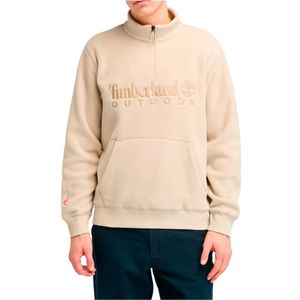 Timberland, Sweatshirts & Hoodies, Heren, Beige, S, Veelzijdige Zip Sweatshirt