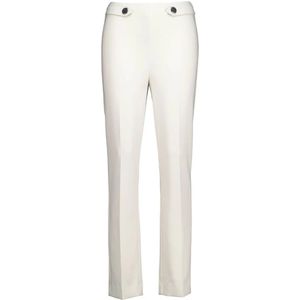 Joseph Ribkoff, Beige Elegante Split Broek Beige, Dames, Maat:S