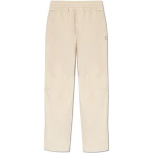 Burberry, Broeken, Heren, Beige, S, Katoen, Ruimvallende broek