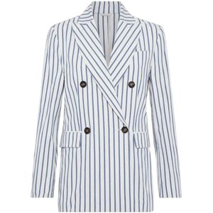 Brunello Cucinelli, Formal Blazers Veelkleurig, Dames, Maat:M