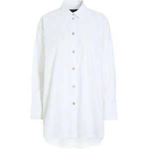 Bitte Kai Rand, Blouses & Shirts, Dames, Wit, L, Katoen, Core Cotton Oversized Shirt Wit