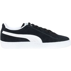 Puma, Schoenen, Heren, Zwart, 42 EU, Leer, Klassieke Suede Sneakers