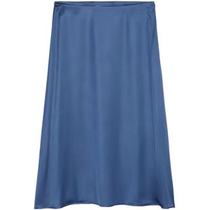 Marc O'Polo, Uitlopende rok Blauw, Dames, Maat:L