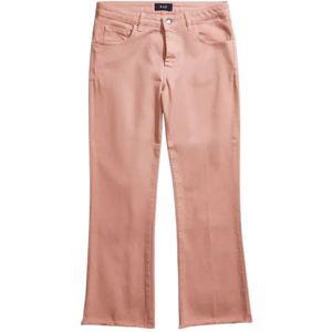 Fay, Flared Jeans Roze, Dames, Maat:W28