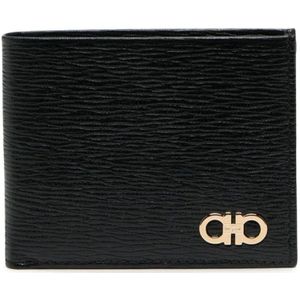 Salvatore Ferragamo, Wallets & Cardholders Zwart, Heren, Maat:ONE Size