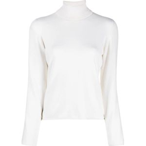 Barba, Witte Sweatshirts voor Dames Aw 23 Wit, Dames, Maat:XS
