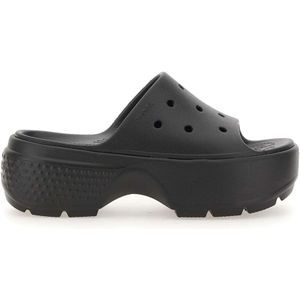 Crocs, Schoenen, Dames, Zwart, 35 EU, Zwarte Sandalen