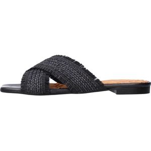 Mtng, Slippers Zwart, Dames, Maat:37 EU