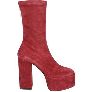 Paris Texas, Schoenen, Dames, Rood, 38 1/2 EU, Hoge hakken laarzen voor modebewuste vrouwen