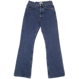 Amish, Jeans, Dames, Blauw, W26, Denim, Flared Jeans
