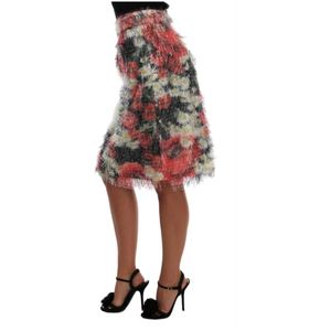 Dolce & Gabbana, Rokken, Dames, Veelkleurig, 2Xs, Polyester, Midi Skirts