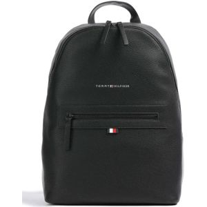 Tommy Jeans, Tassen, unisex, Zwart, ONE Size, Leer, Tas- TH Essential PU Backpack