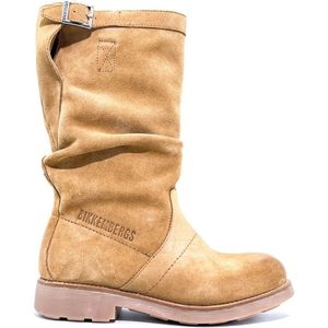 Bikkembergs, Bruine leren laarzen model 22120 Bruin, Dames, Maat:39 EU