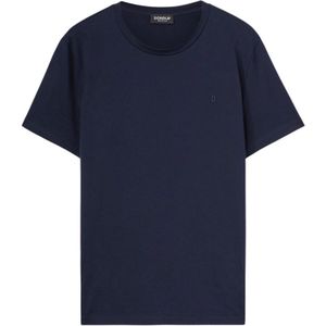 Dondup, Tops, Heren, Blauw, S, Blauwe Upgrade T-Shirt voor Mannen