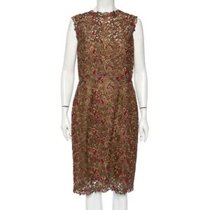 Valentino Vintage, Pre-owned Polyester dresses Grijs, Dames, Maat:L