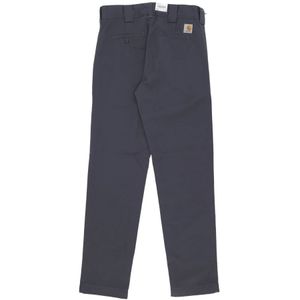 Carhartt Wip, Broeken, Heren, Blauw, W32 L32, Katoen, Klassieke werkkleding geïnspireerde Denison Twill broek