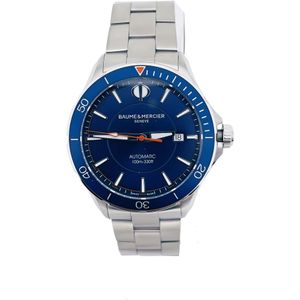 Baume et Mercier, Baume & Mercier - Man - M0A10378 - Clifton Blauw, Heren, Maat:ONE Size