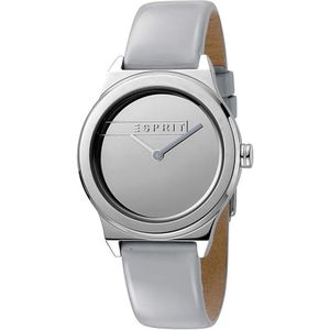 Esprit, Accessoires, Dames, Grijs, ONE Size, Zilveren Damesmode Horloge