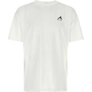 1017 Alyx 9Sm, Tops, Heren, Wit, S, Witte mesh T-shirt - Stijlvol en ademend