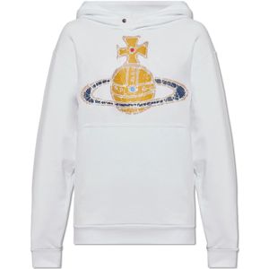 Vivienne Westwood, ‘Time Machine’ hoodie Wit, Dames, Maat:L