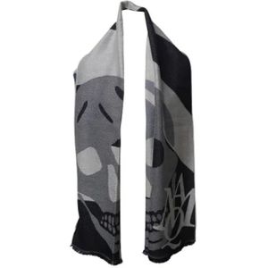Alexander McQueen Pre-owned, Pre-owned, Dames, Grijs, ONE Size, Wol, Pre-owned Wool scarves