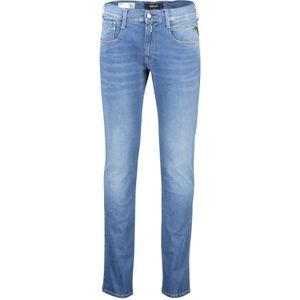 Replay, Jeans, Heren, Blauw, W32 L32, Denim, Blauwe Denim 5-Pocket Broek