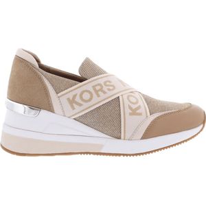 Michael Kors, Dames Geena Slip On Sneaker Beige Veelkleurig, Dames, Maat:37 EU