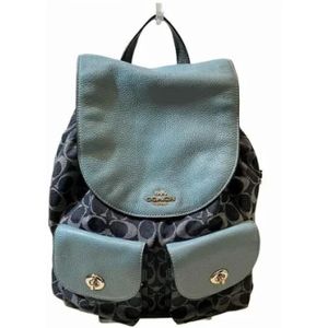 Coach Pre-owned, Pre-owned Leather backpacks Veelkleurig, Dames, Maat:ONE Size