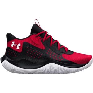 Under Armour, Rode Basketbalschoenen Rood, Heren, Maat:44 EU