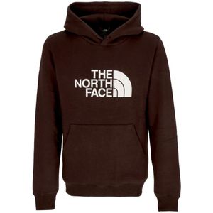 The North Face, Drew Peak Pullover Hoodie Coal Brown Bruin, Heren, Maat:XL