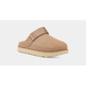 Ugg, Schoenen, Dames, Beige, 36 EU, Suède, Goldenstar Klompen