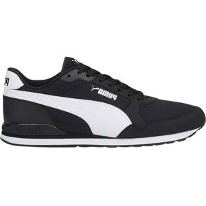 Puma, Mesh Runner V3 Zwarte Sneakers Zwart, Heren, Maat:45 EU