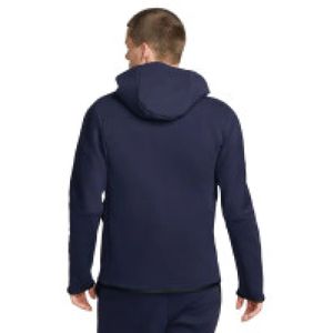 Nike, Sport, Heren, Blauw, M, Katoen, Tech Fleece Windrunner in Donkerblauw